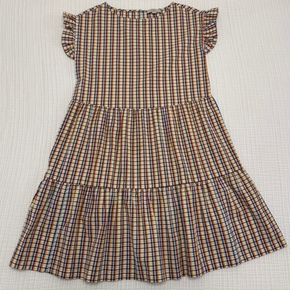 Loft Multi Colored Plaid Dress - Picture 2 of 5